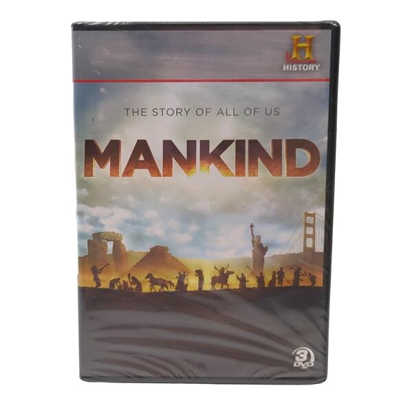 The Story Of All Of Us Mankind DVD History Channel 3 DVD Set Brand New Sealed - Picture 1 of 2
